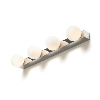   RENDL R14390 DOMINO fali lámpa, fürdőszoba IP44 króm/opálüveg