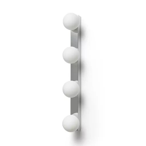 DOMINO IV fali lámpa króm/opálüveg 230V LED G9 4x6W IP44