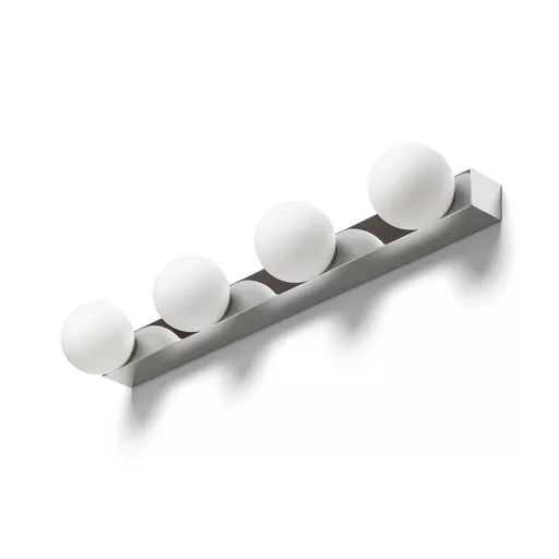 DOMINO IV fali lámpa króm/opálüveg 230V LED G9 4x6W IP44