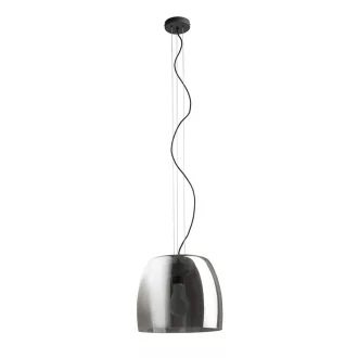   ORLANDO 35 závěsná kouřové sklo/černá 230V LED E27 24W