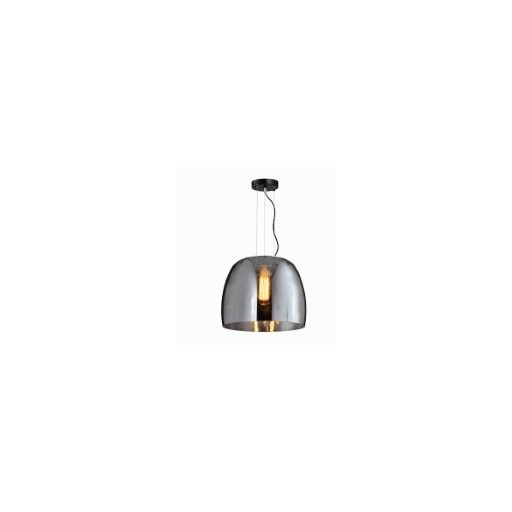 RENDL R14396 ORLANDO függőlámpatest, üveg füstüveg/fekete