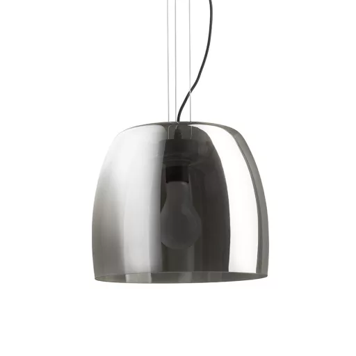 ORLANDO 35 závěsná kouřové sklo/černá 230V LED E27 24W