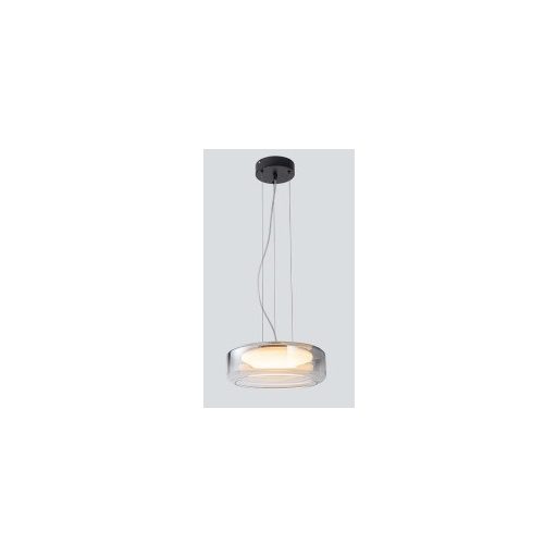 RENDL R14400 NAOMI LED függőlámpatest, üveg füstüveg/tejüveg/fekete