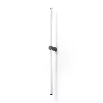   CLARIS 120 felületre szerelhető fekete opálakril 230V LED 2x12W 3000K