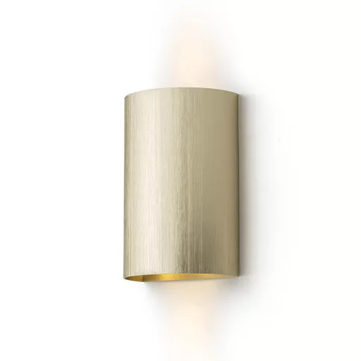 CAPRI R fali lámpa  szálcsiszolt sárgaréz 230V LED GU10 2x9W
