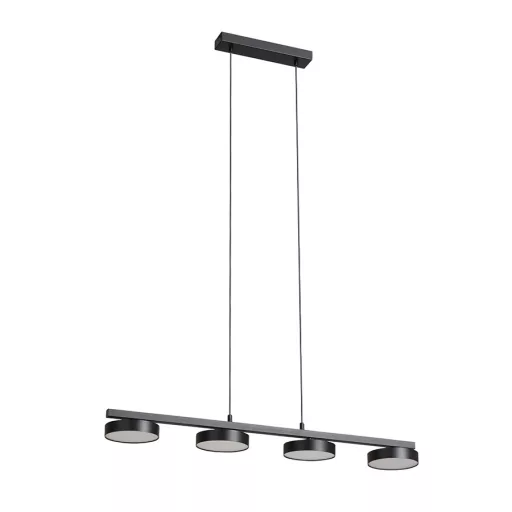 ARETHA IV závěsná černá 230V LED 4x12W 3000K