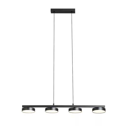ARETHA IV závěsná černá 230V LED 4x12W 3000K