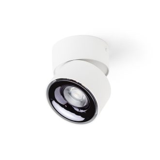   RENDL R14425 ALBANO LED felületre szerelhető lámpatest, downlight fehér fekete króm
