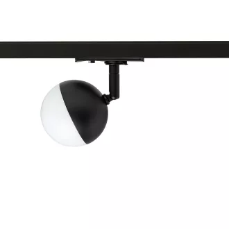   LYRA pro jednookr. lištu černá mléčný akryl 230V LED 5W 3000K