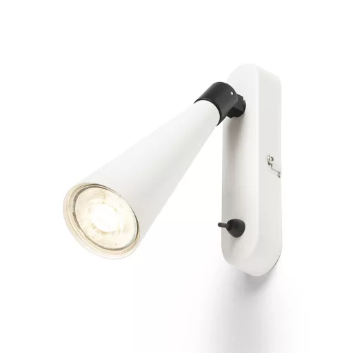 ALEXIS nástěnná bílá/černá 230V LED GU10 5W