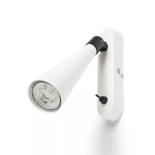 ALEXIS nástěnná bílá/černá 230V LED GU10 5W