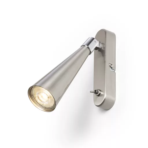 ALEXIS nástěnná matný nikl 230V LED GU10 5W