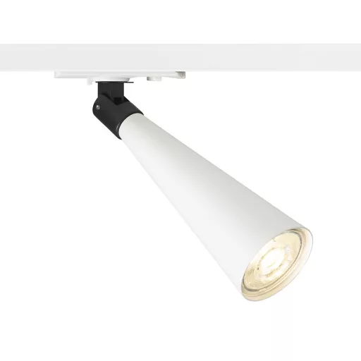ALEXIS pro jednookr. lištu bílá/černá 230V LED GU10 5W