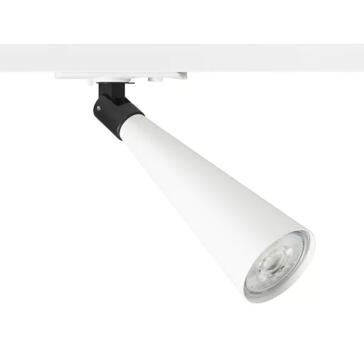 ALEXIS pro jednookr. lištu bílá/černá 230V LED GU10 5W