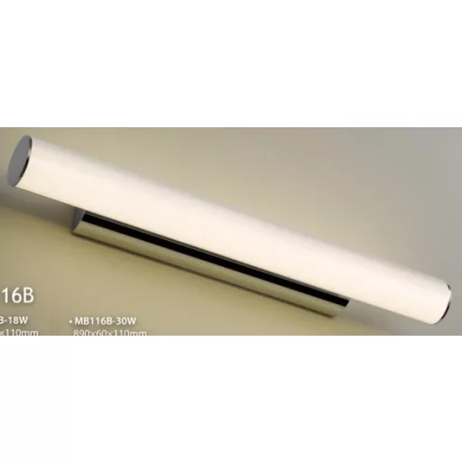 RIVIER LED 59 fali lámpa króm/opálakril 230V LED 18W 3000K