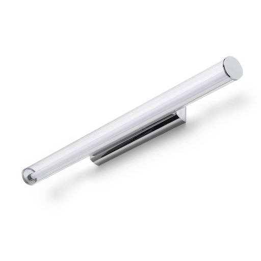 RENDL R14490 RIVIER LED fali lámpa, hosszanti króm/átlátszó akril