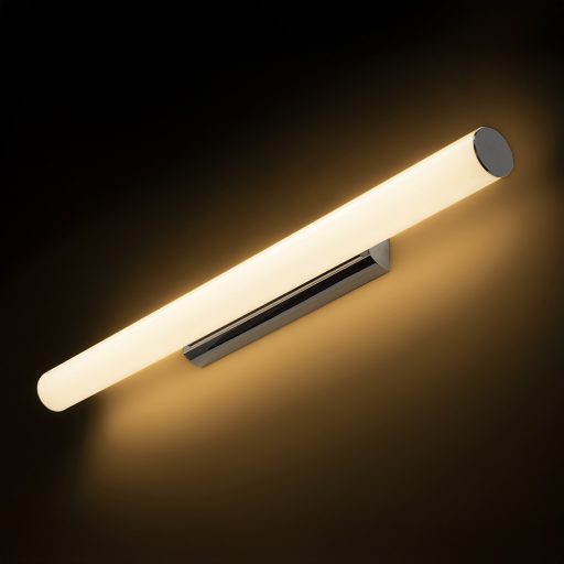 RENDL R14491 RIVIER LED fali lámpa, hosszanti króm/opálakril