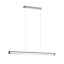 RENDL R14493 RIVIER LED függőlámpatest, hosszanti króm/átlátszó akril