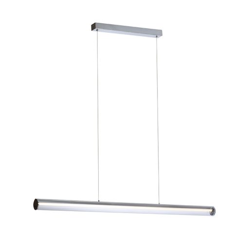 RENDL R14493 RIVIER LED függőlámpatest, hosszanti króm/átlátszó akril