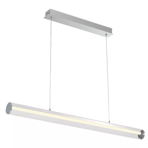 RIVIER LED I závěsná chrom/čirý akryl 230V LED 24W 3000K