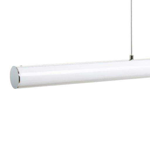 RENDL R14494 RIVIER LED függőlámpatest, hosszanti króm/opálakril