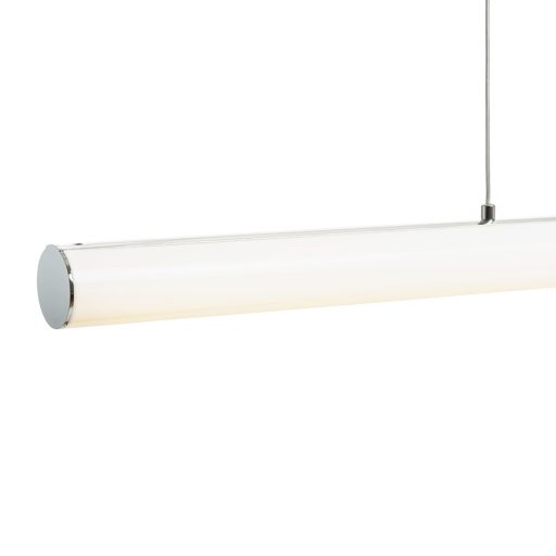 RENDL R14494 RIVIER LED függőlámpatest, hosszanti króm/opálakril