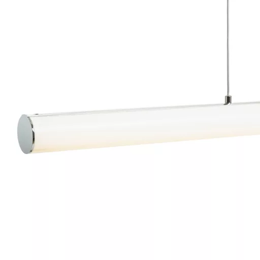RIVIER LED I závěsná chrom/mléčný akryl 230V LED 24W 3000K