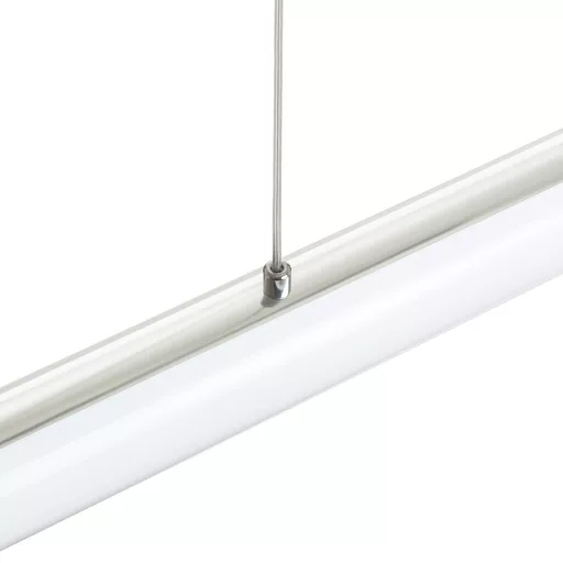 RIVIER LED I závěsná chrom/mléčný akryl 230V LED 24W 3000K
