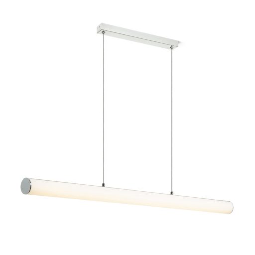 RENDL R14494 RIVIER LED függőlámpatest, hosszanti króm/opálakril