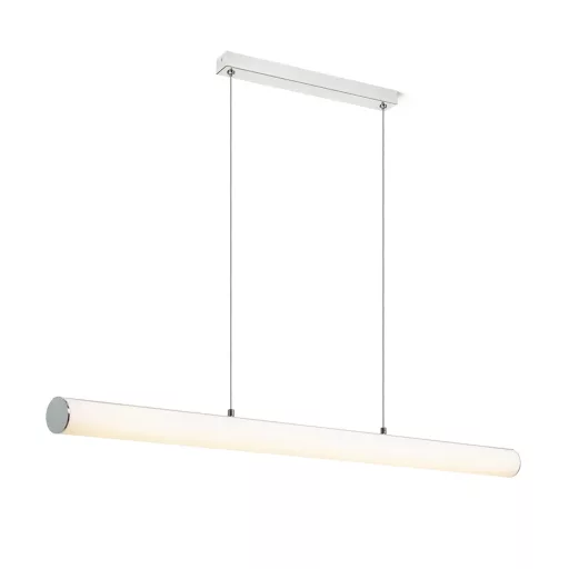 RIVIER LED I závěsná chrom/mléčný akryl 230V LED 24W 3000K