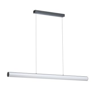   RENDL R14495 RIVIER LED függőlámpatest, hosszanti fekete/opálakril