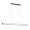 RENDL R14495 RIVIER LED függőlámpatest, hosszanti fekete/opálakril