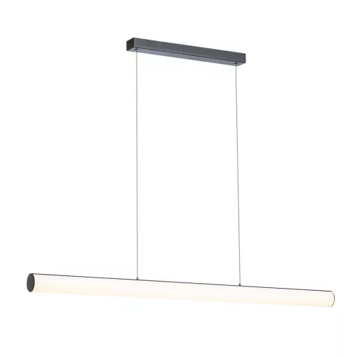 RIVIER LED I závěsná černá/mléčný akryl 230V LED 24W 3000K
