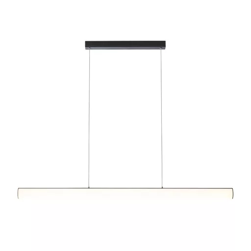 RIVIER LED I závěsná černá/mléčný akryl 230V LED 24W 3000K