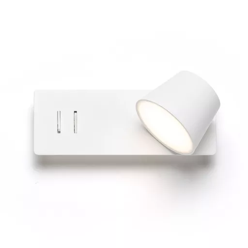 AMADEUS nástěnná s podsvícením bílá 230V LED 4+6W 3000K