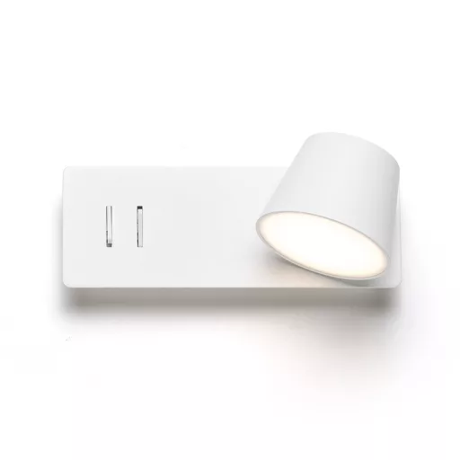 AMADEUS nástěnná s podsvícením bílá 230V LED 4+6W 3000K