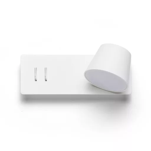 AMADEUS nástěnná s podsvícením bílá 230V LED 4+6W 3000K