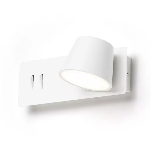AMADEUS nástěnná s podsvícením bílá 230V LED 4+6W 3000K