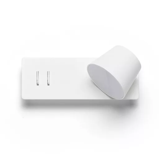 AMADEUS nástěnná s podsvícením bílá 230V LED 4+6W 3000K