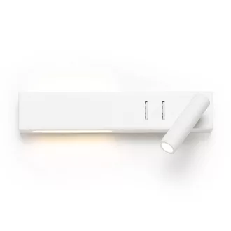   ODEON nástěnná s podsvícením bílá 230V LED 8+3W 30° 3000K