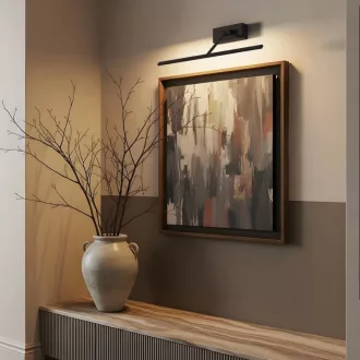 FRESCO 45 fali lámpa fekete  230V LED 8W  3000K