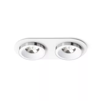   SHARM R II süllyesztett lámpa fehér króm 230V LED 2x10W 24° 3000K