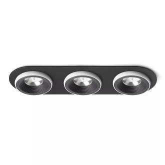   SHARM R III süllyesztett lámpa fekete/fehér 230V LED 3x10W 24° 3000K