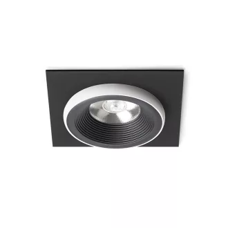   SHARM SQ I süllyesztett lámpa fekete/fehér 230V LED 10W 24° 3000K