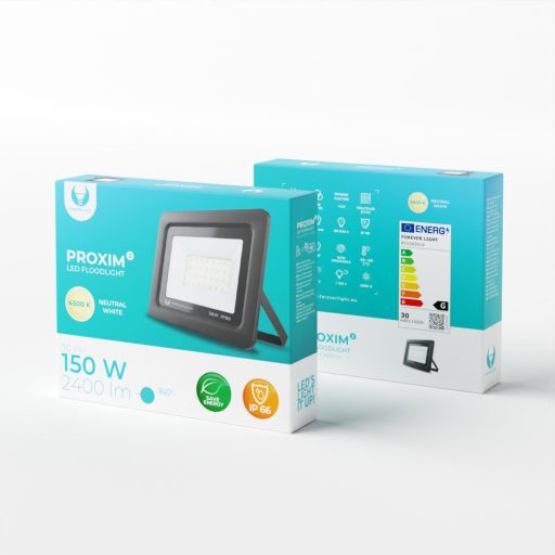 LED Reflektor PROXIM II 30W hideg fehér, IP66, alumínium + üveg