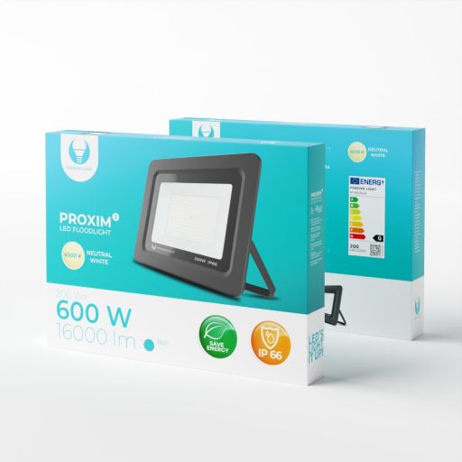 LED Reflektor PROXIM II 200W természetes fehér, IP66, alumínium + üveg