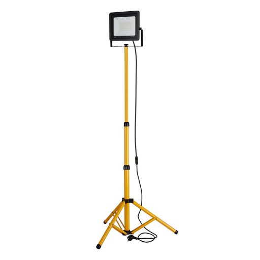 Állványos Led munkalámpa, Led reflektor, 1x100W hideg fehér, strapabíró