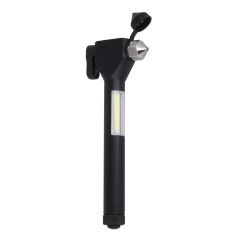   Led VÉSZHELYZETI zseblámpa, övcsípő, kalapáccsal, mágneses rögzítő funkcióval