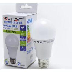 V-TAC 11W LED izzó E27 , természetes fehér, 10db/csomag