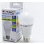 V-TAC 11W LED izzó E27 , meleg fehér, 10db/csomag